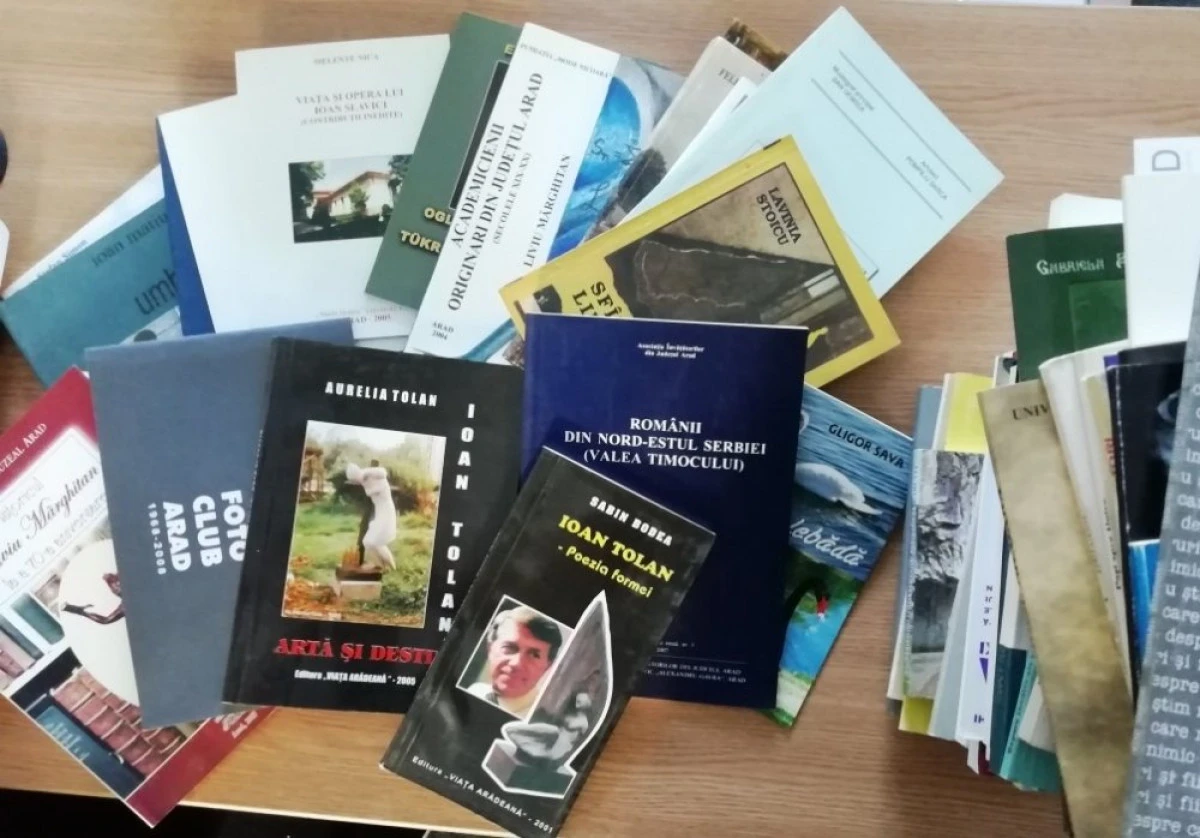 Biblioteca Județeană„Alexandru D. Xenopol» Arad“ a primit o importantă donație de carte
