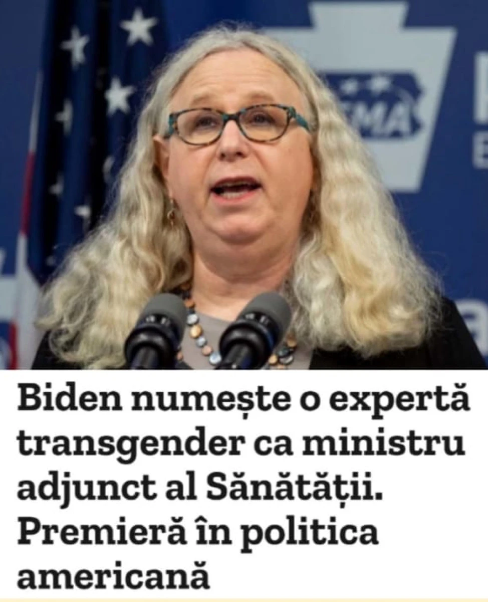 Biden, trans-președinte! Premieră în America: un transsexual, numit adjunct la Sănătate