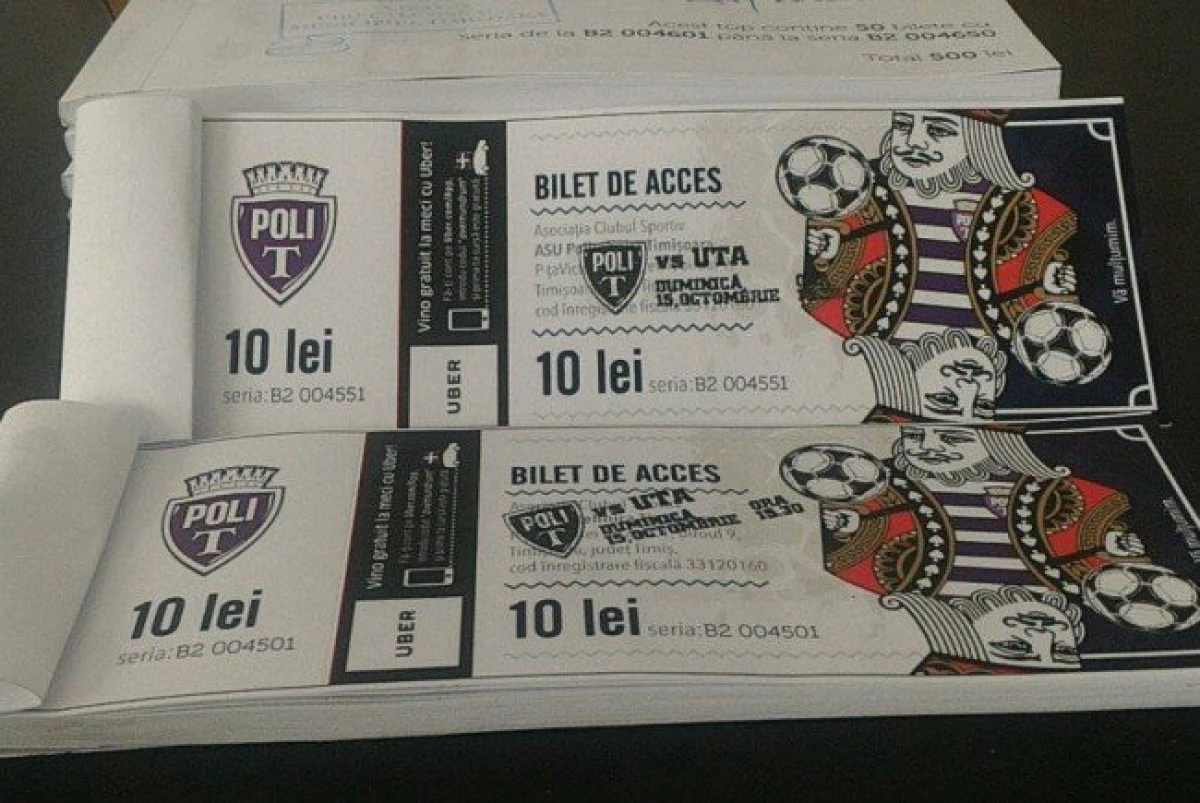 Bilete la derby-ul Poli - UTA, de miercuri şi la Arad!