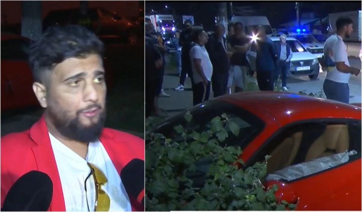 Bolidul de peste 200.000 euro a lui Tzancă Uraganu, făcut praf într-un accident