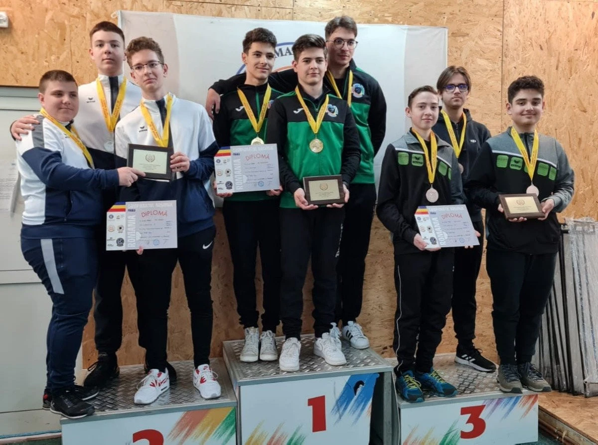 Bronz național pe echipe pentru tinerii pistolari de la CSM Arad
