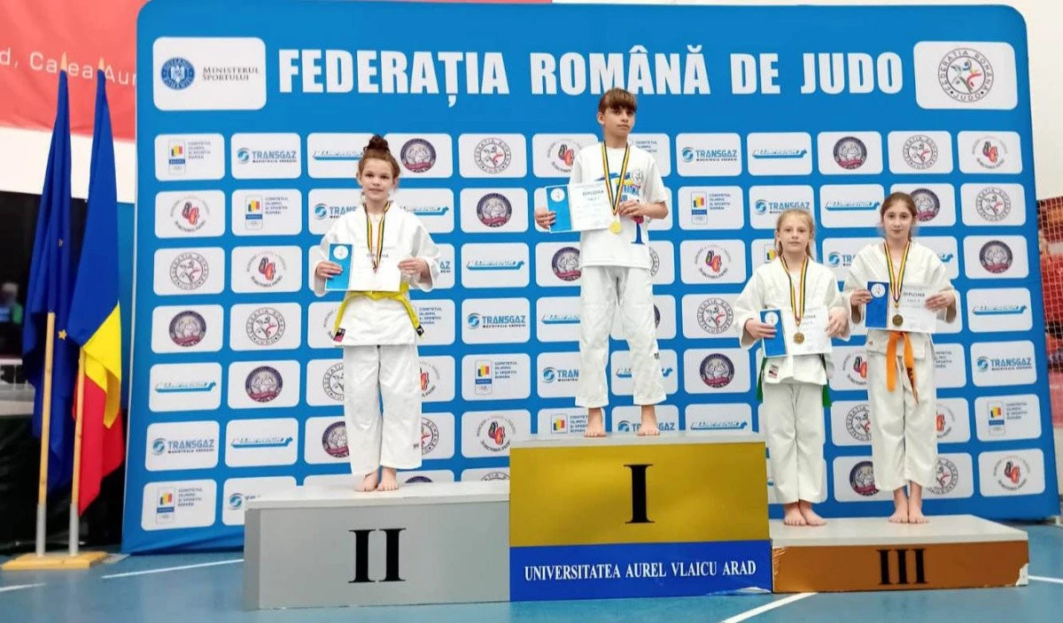 Bronzuri naționale la U13 și U15, pentru judoka de la CSM Arad (FOTO)