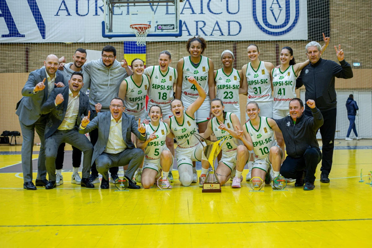 Calcule răsturnate la Arad! Sepsi Sfântu Gheorghe a câștigat Cupa României la baschet feminin