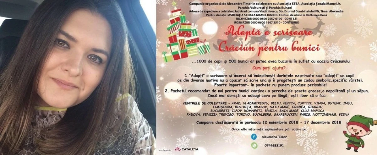 Campania ”Adoptă o scrisoare” și ”Crăciun pentru bunici” se extinde! Peste 3.000 de copii și 1.500 de bunici vor zâmbi de Crăciun