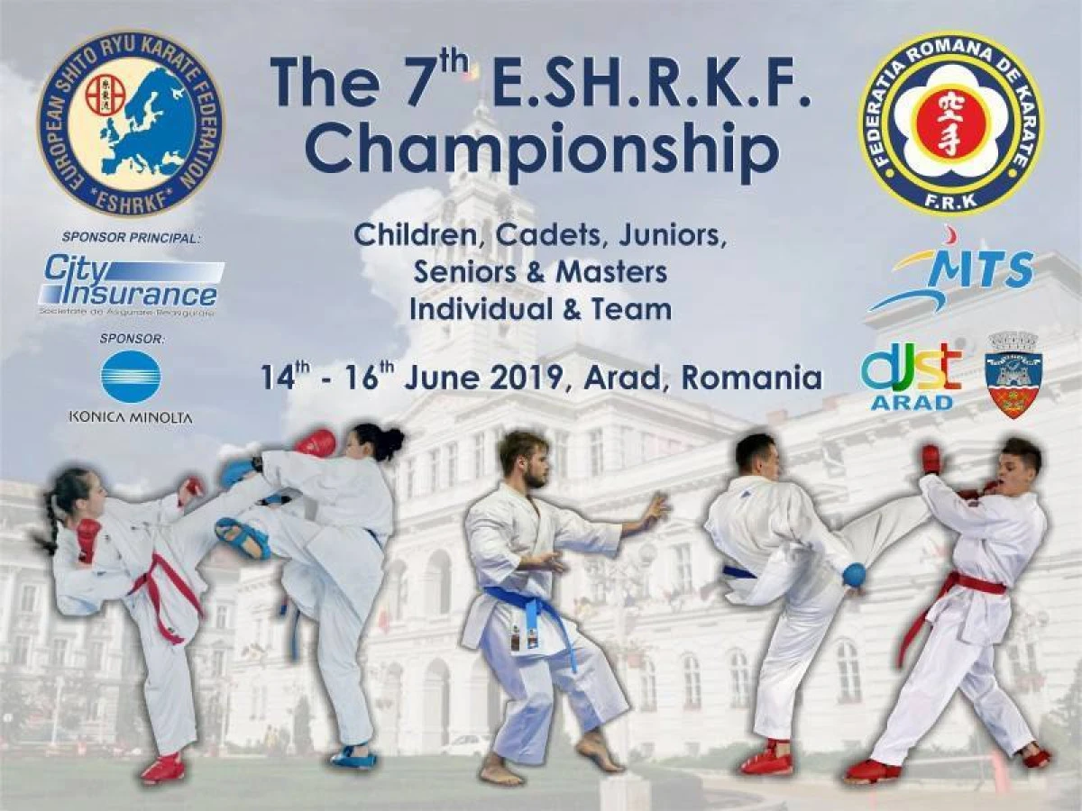 Campionat European de karate, în Polivalenta arădeană