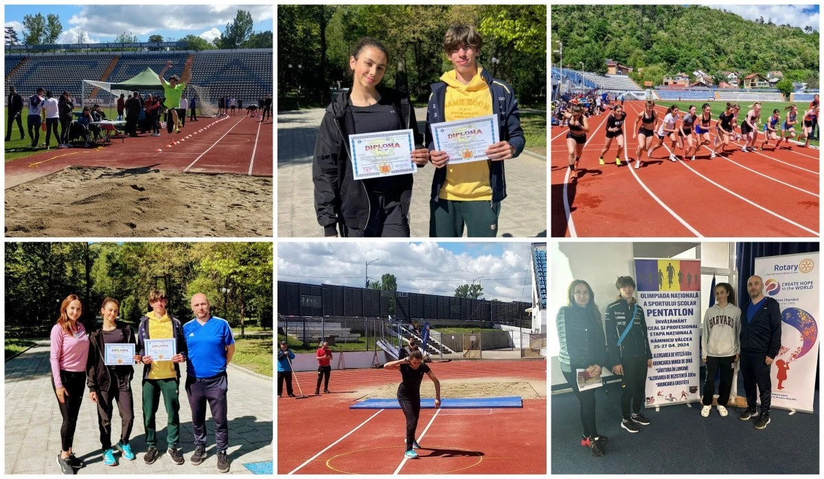 Campionii Aradului la pentatlon s-au clasat în Top 10 la Olimpiada Națională a Sportului Școlar
