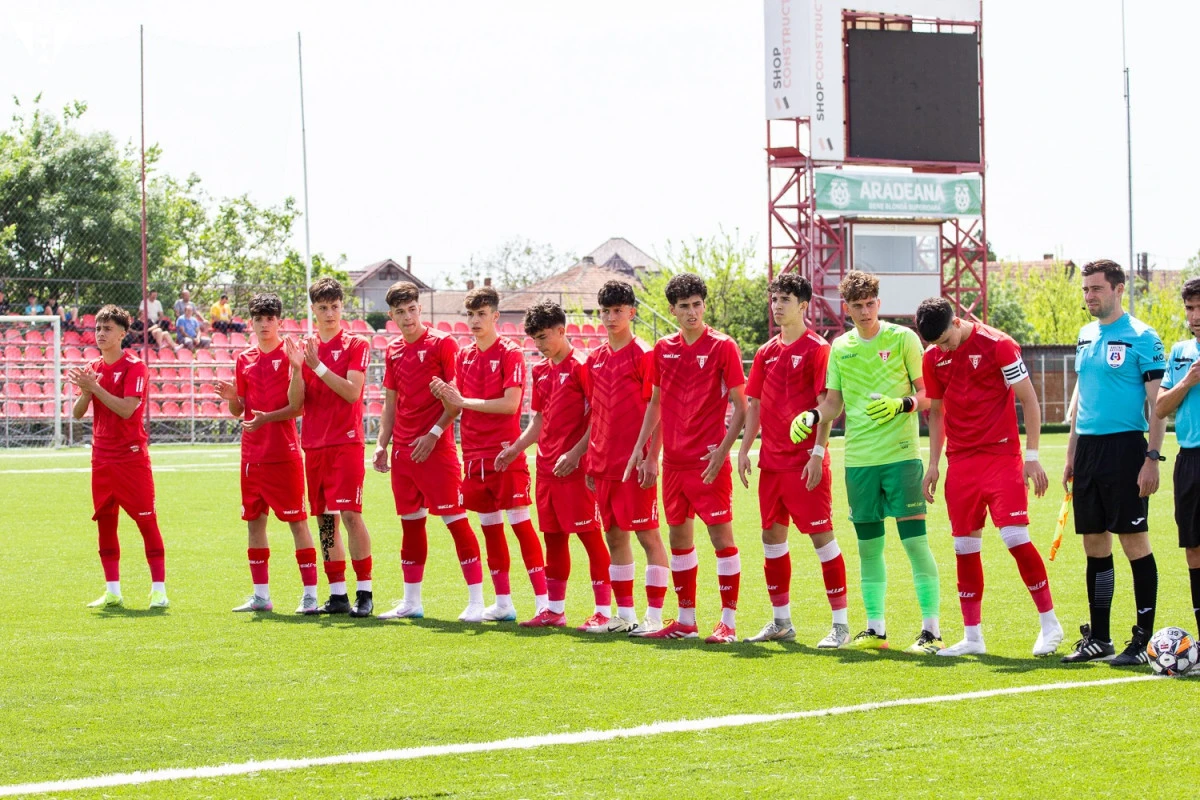 Campionii utiști de la U17 au învins la Cluj-Napoca, în Liga Elitelor la fotbal