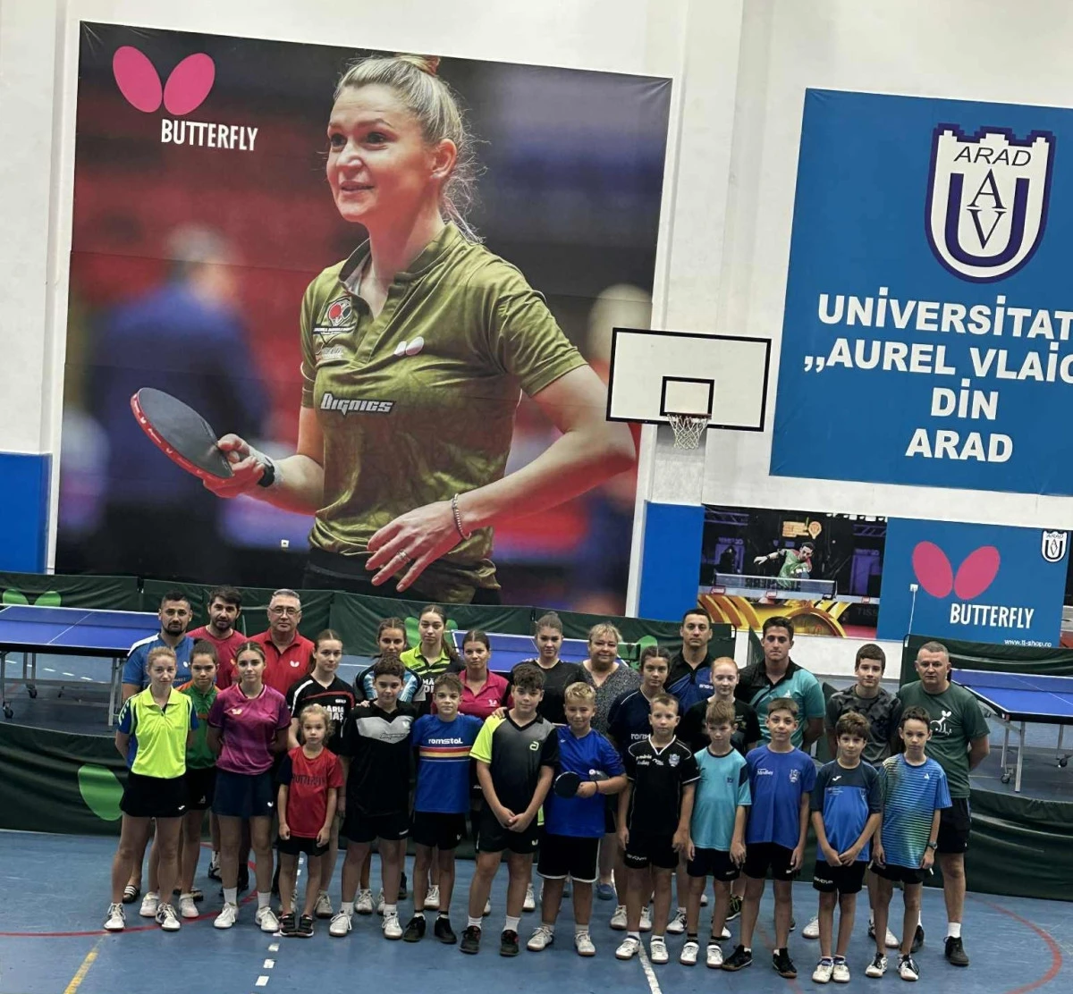 Cantonament de tenis de masă la Arad, cu sportivi de la CSM, Academia Daniela Dodean și CSM Mediaș (FOTO)