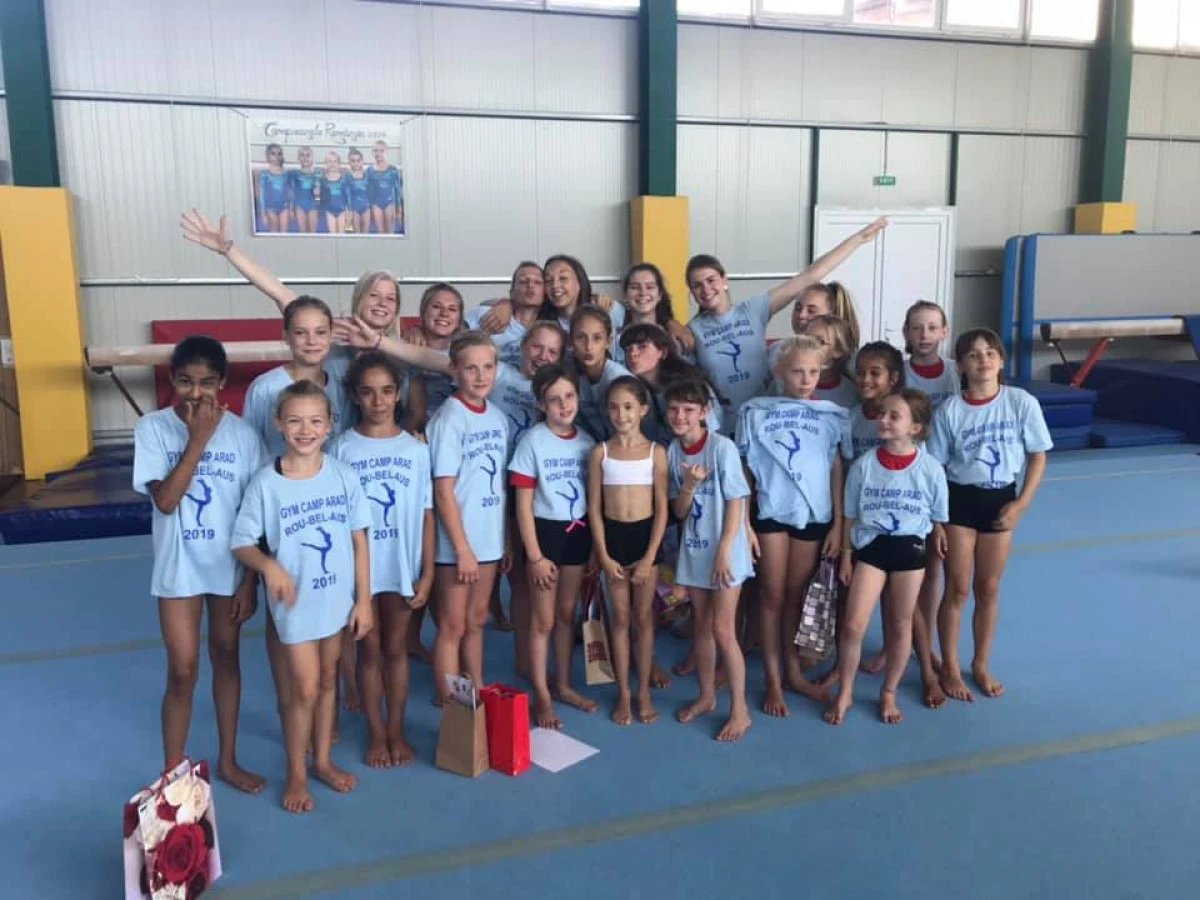 Cantonament la Arad, pentru gimnaste din trei ţări