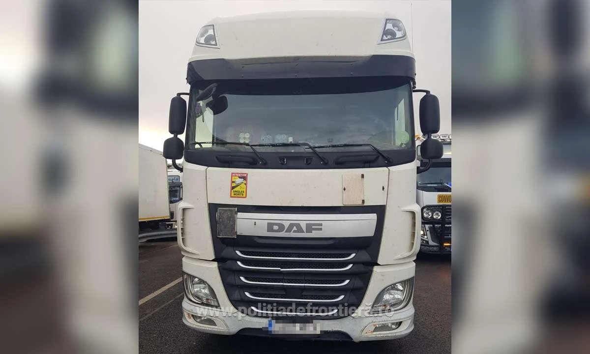Cap tractor dat în urmărire de autoritățile din Belgia, descoperit în PTF Nădlac II