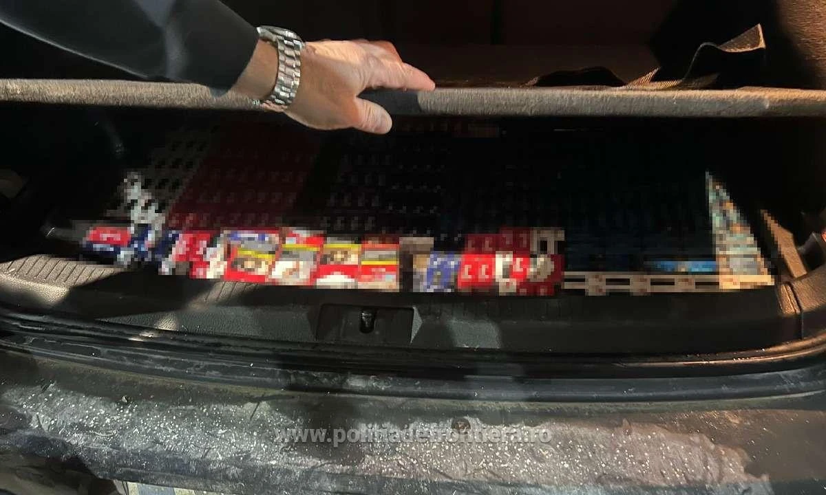 Captură impresionantă la Nădlac II: Peste 2 milioane de țigarete, în valoare de 480.000 de euro