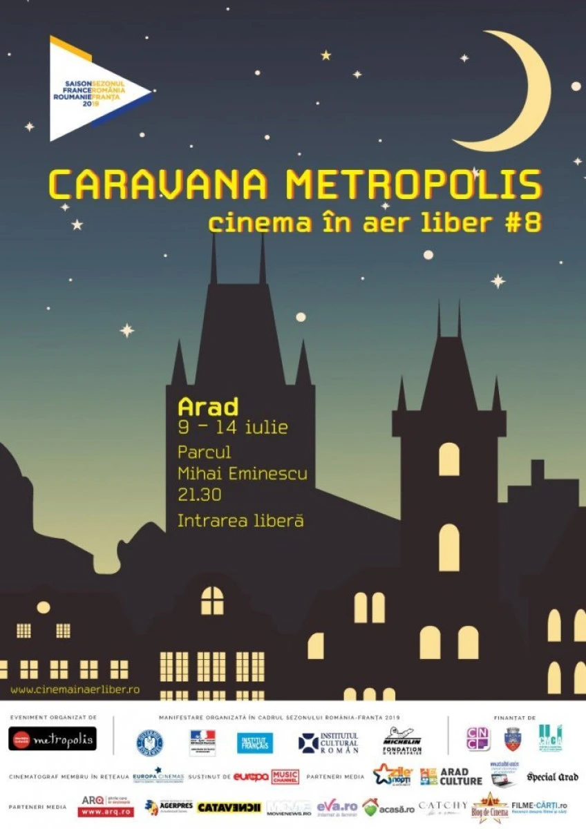 Caravana Metropolis revine la Arad, între 9 și 14 iulie