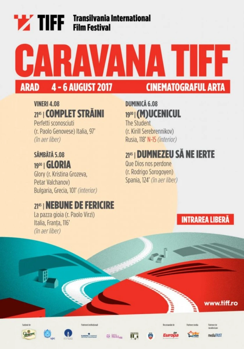 Caravana TIFF aduce cinci filme multi-premiate la Arad