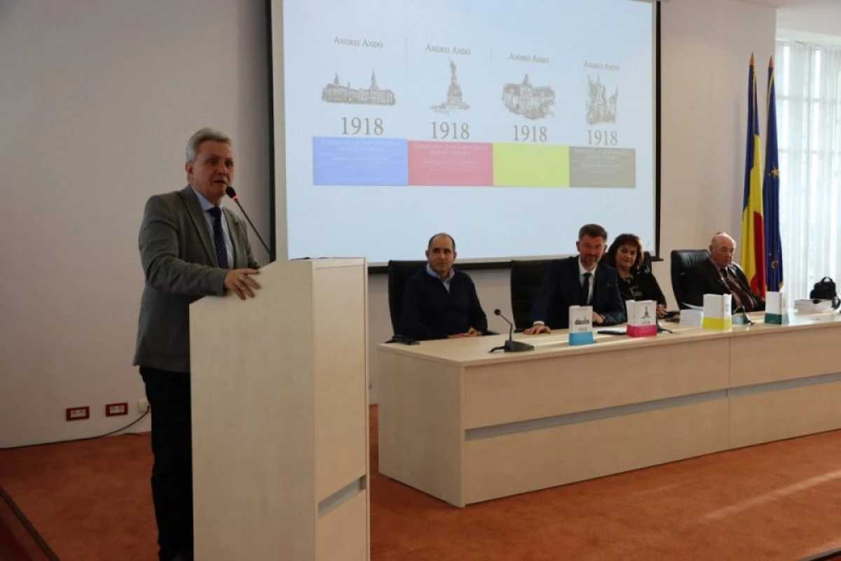 Carte-eveniment, la Consiliul Județean Arad
