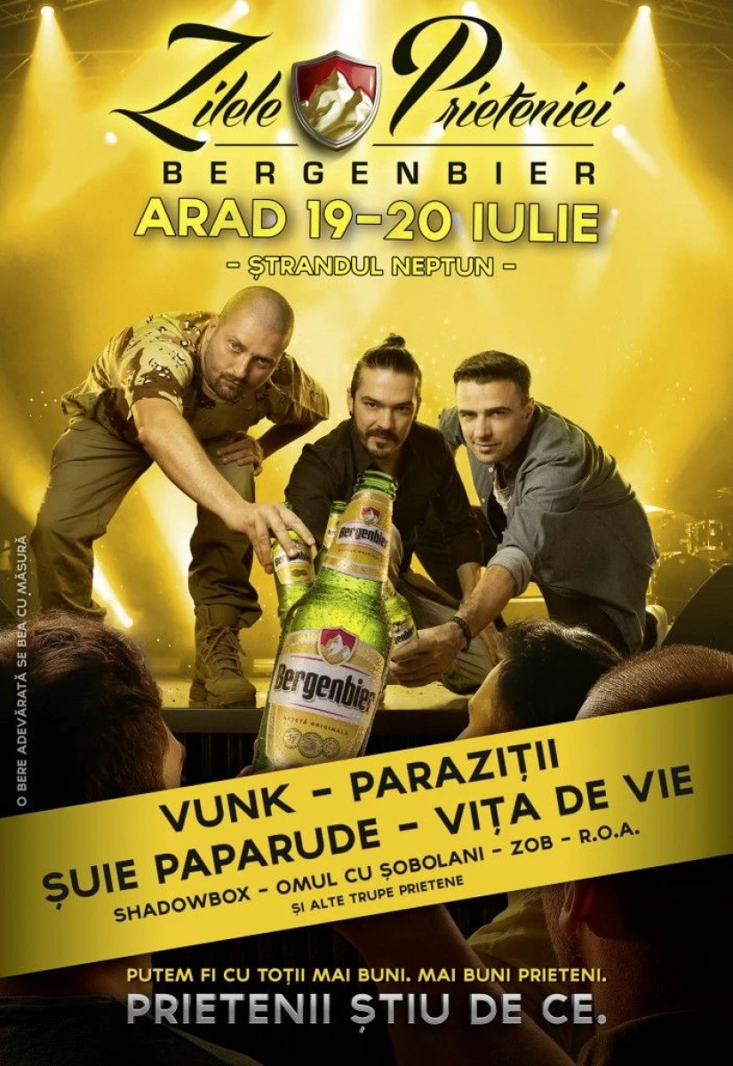 CASTIGA O INVITATIE VIP LA ZILELE PRIETENIEI BERGENBIER