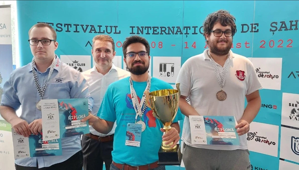 Câștigător din Trinidad Tobago la ARED Open, un șahist arădean s-a impus la amatori