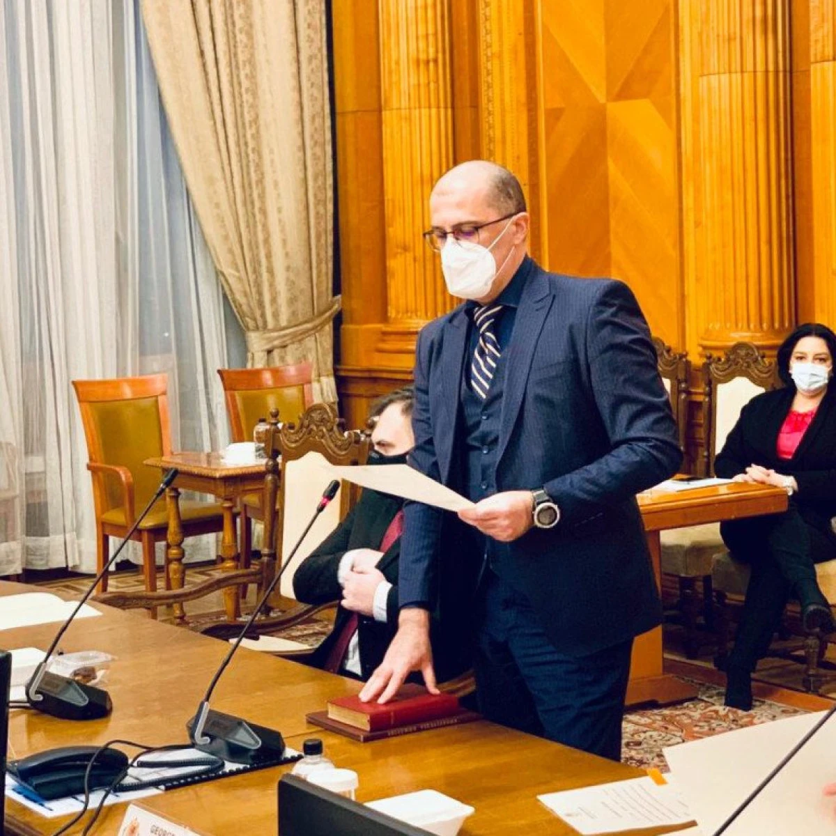 Cătălin Mihalache a fost desemnat secretar general adjunct al Camerei Deputaților