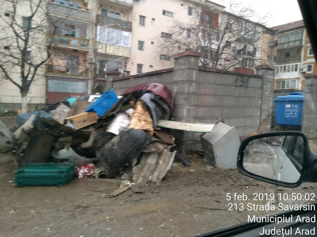Ce amenzi riscă arădenii care depozitează necorespunzător deșeurile din construcții
