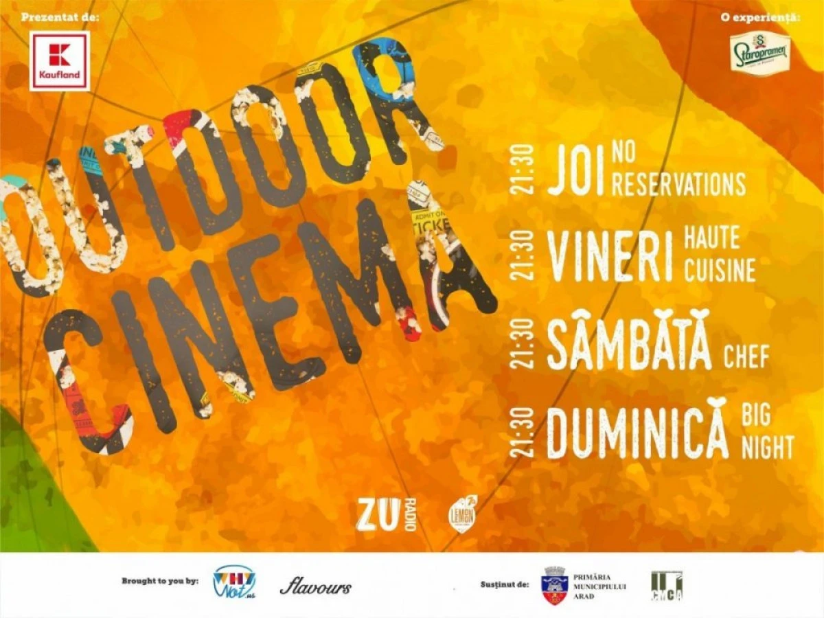 Ce filme vedem la Street FOOD Festival Arad 2018. Programul complet