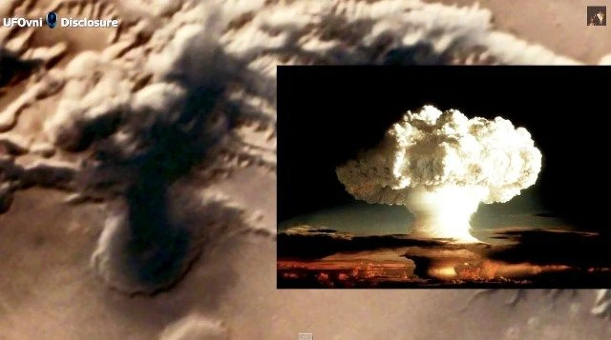 CE NE ASCUNDE NASA? EXPLOZIE NUCLEARA DE AMPLOARE PE MARTE (VIDEO)
