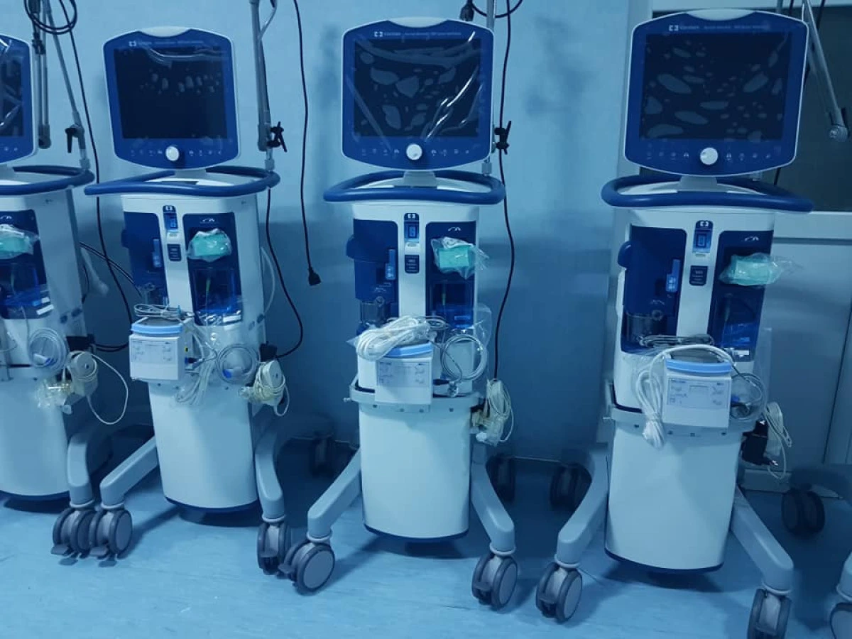 Cele zece ventilatoare de la Ministerul Sănătăţii au intrat în funcţiune