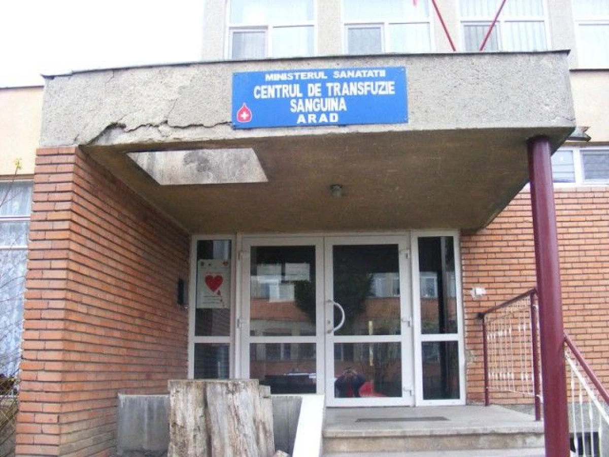 CENTRUL DE TRANSFUZIE SANGUINĂ ARAD VA FI RENOVAT ŞI DOTAT CU APARATURĂ