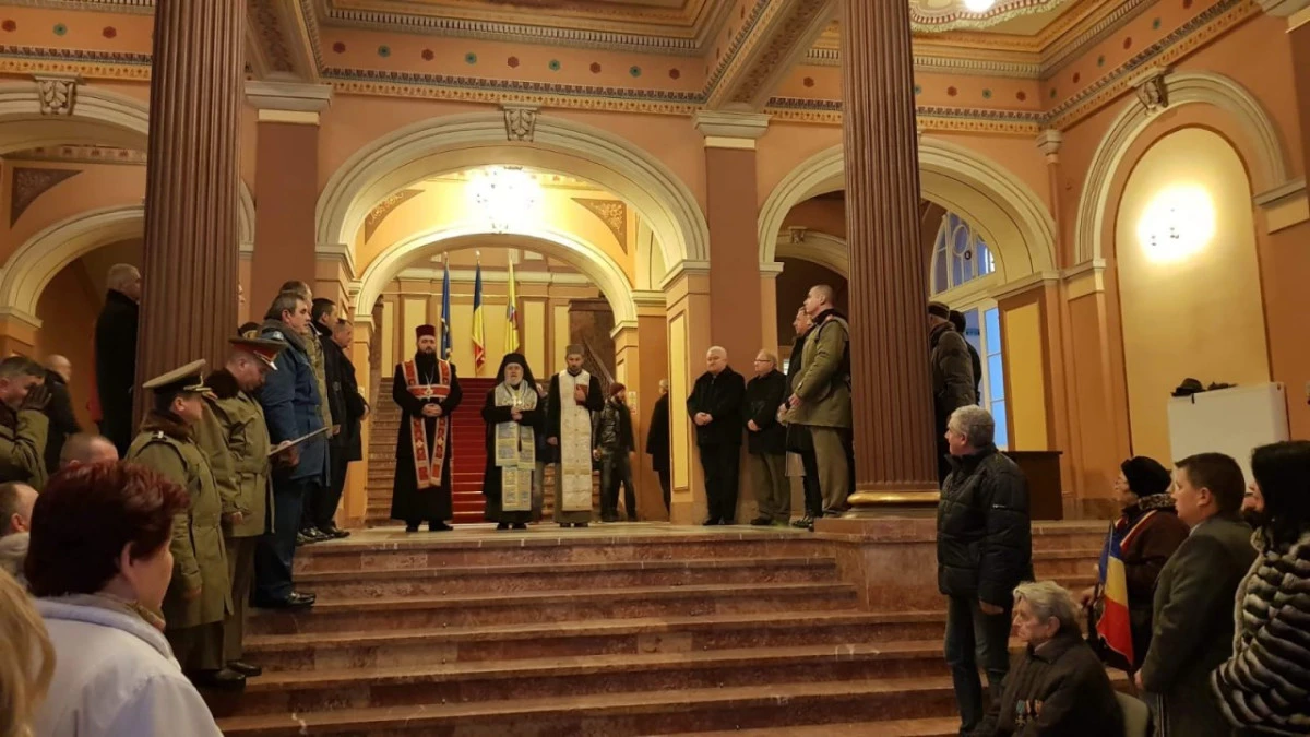 Ceremonie dedicată Unirii Principatelor Române, la Arad