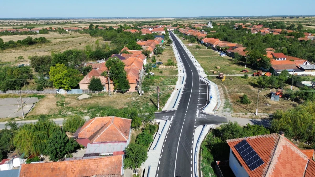 Cermei – Beliu, drum județean modernizat din fonduri europene