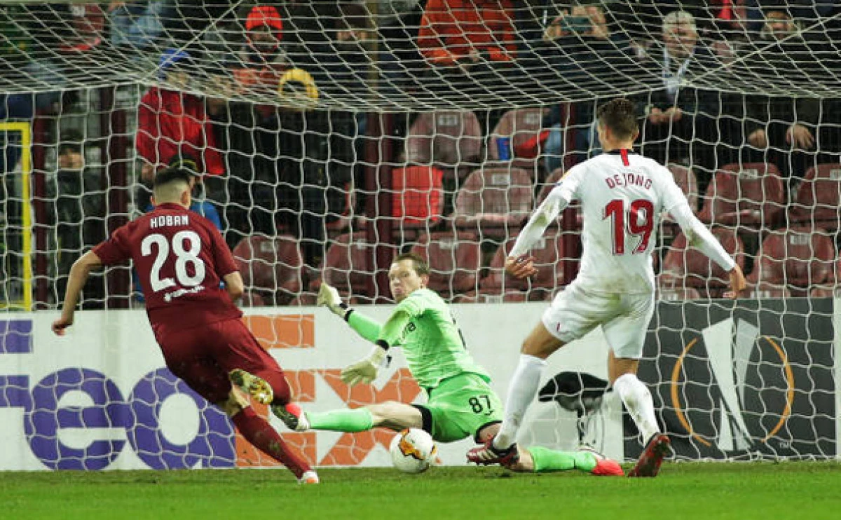 CFR Cluj a scăpat victoria printre degete, cu FC Sevilla