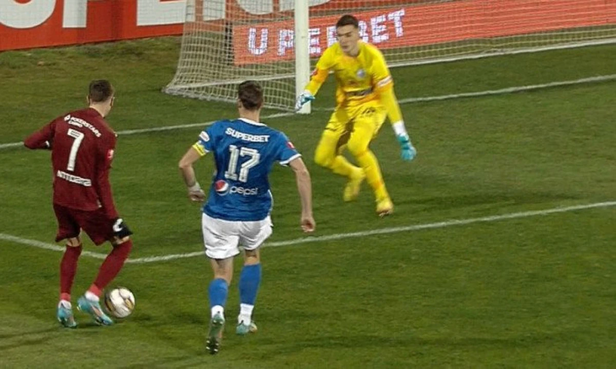 CFR Cluj câștigă clar derby-ul cu Farul lui Hagi și este noul lider al Superligii