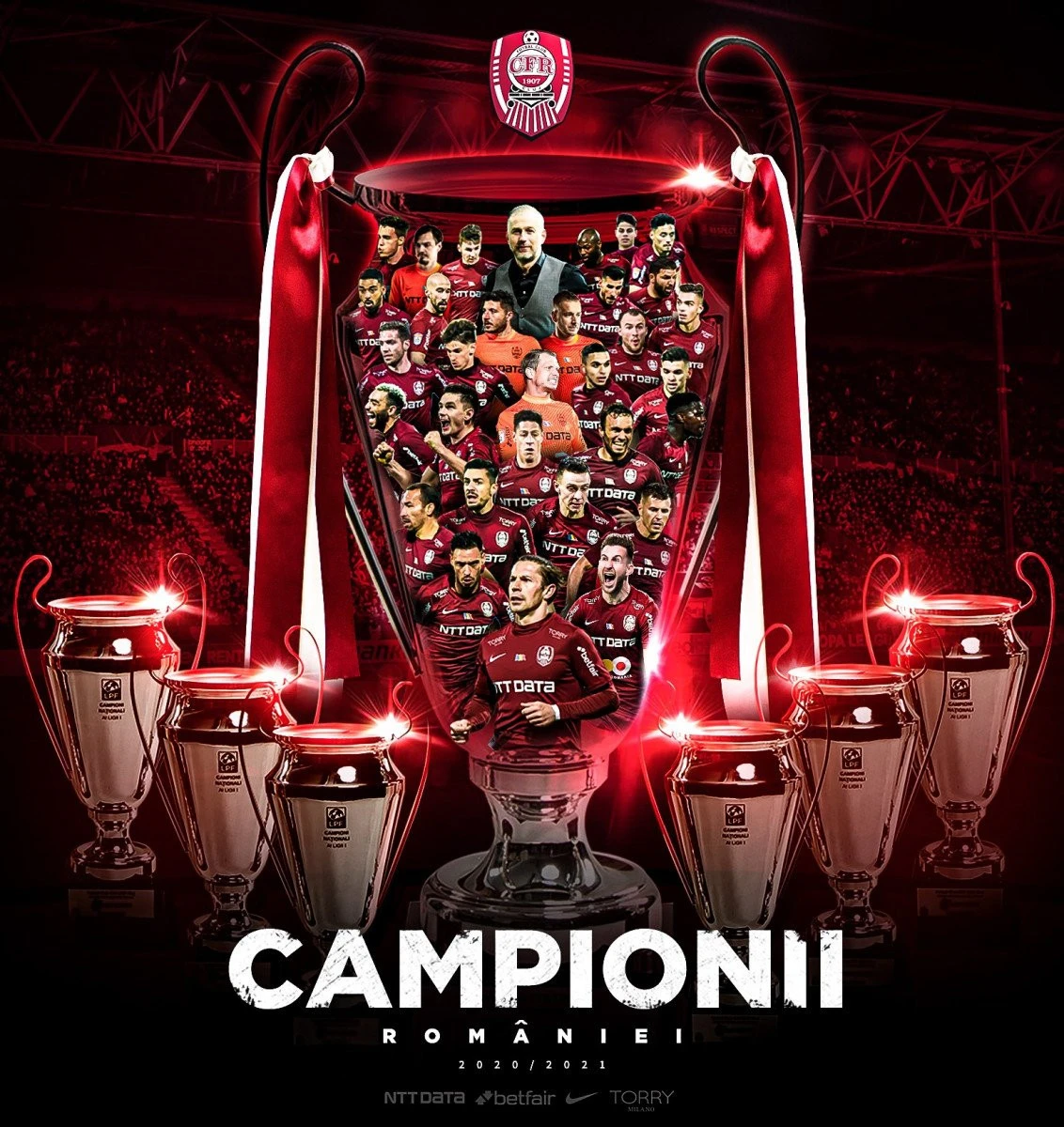 CFR Cluj cucereşte al patrulea titlu la rând şi este Campioana Provinciei, depăşind-o pe UTA!
