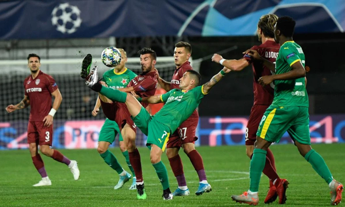 CFR Cluj e departe de grupele Ligii, după 0-1 cu Slavia Praga