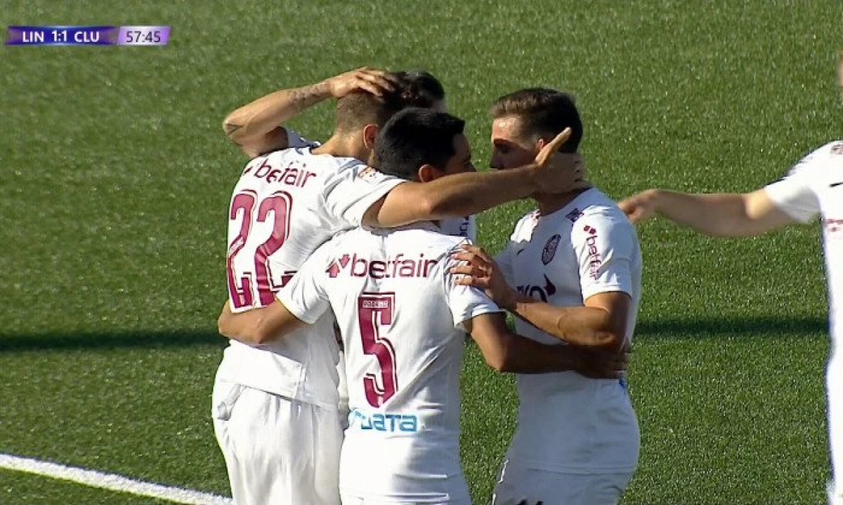CFR Cluj face un pas mare spre turul trei preliminar al Ligii Campionilor