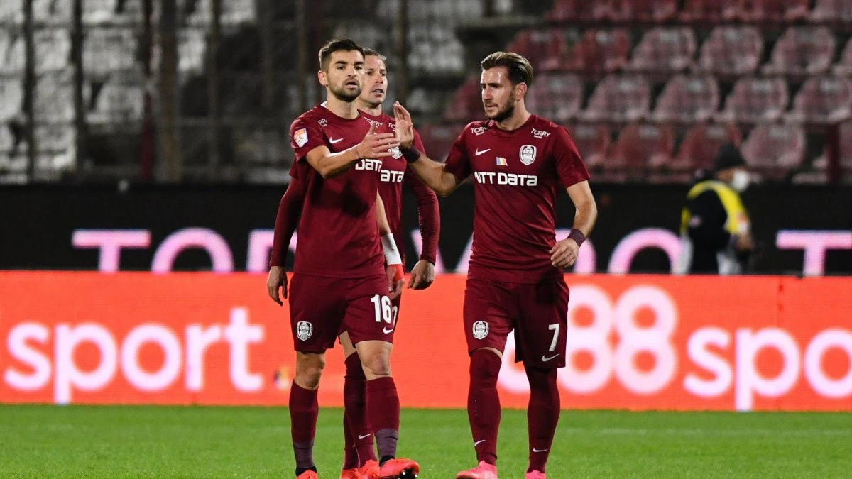 CFR Cluj pune presiune pe FCSB în lupta la titlu! Chindia, remiză înainte de vizita la Arad