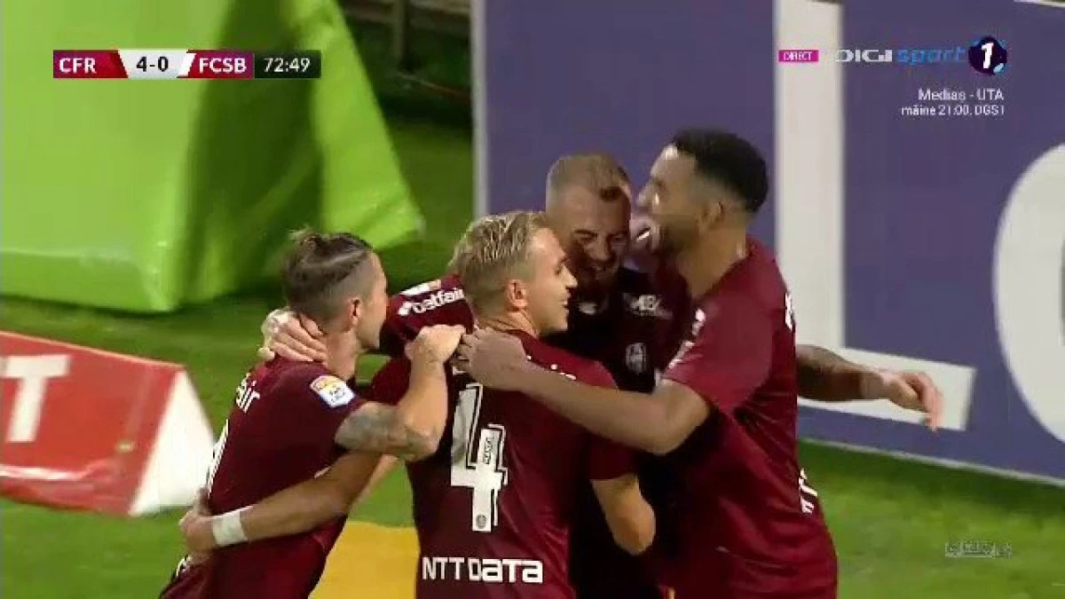 CFR Cluj se menţine lider autoritar în Liga 1. Cum arată situaţia la zi