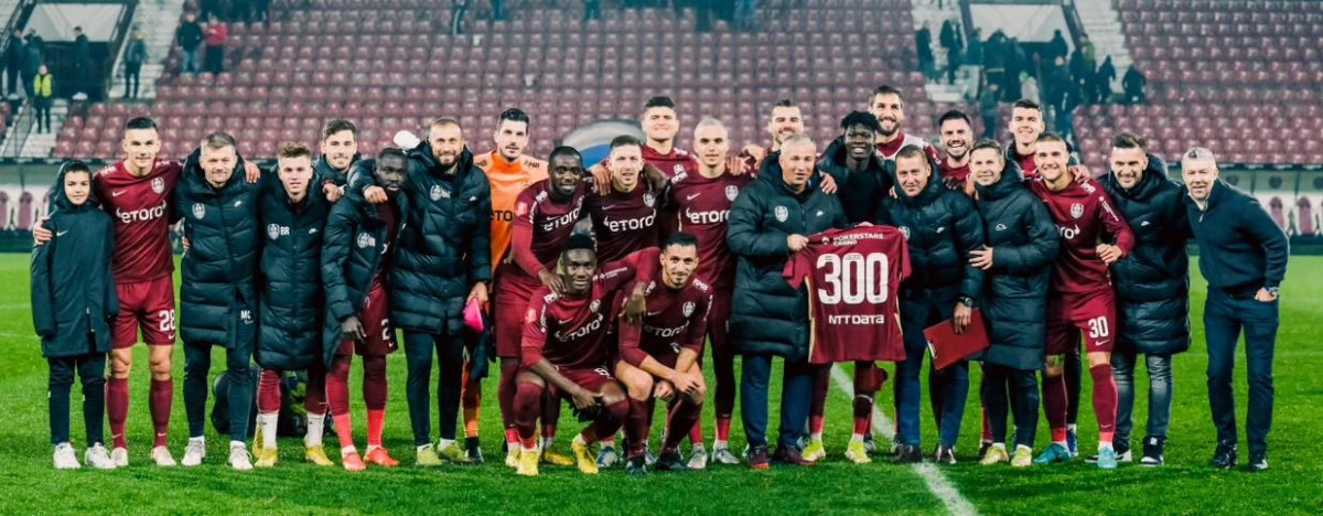 CFR Cluj urcă pe podium și o ține pe FCU Craiova lângă UTA, în zona retrogradării