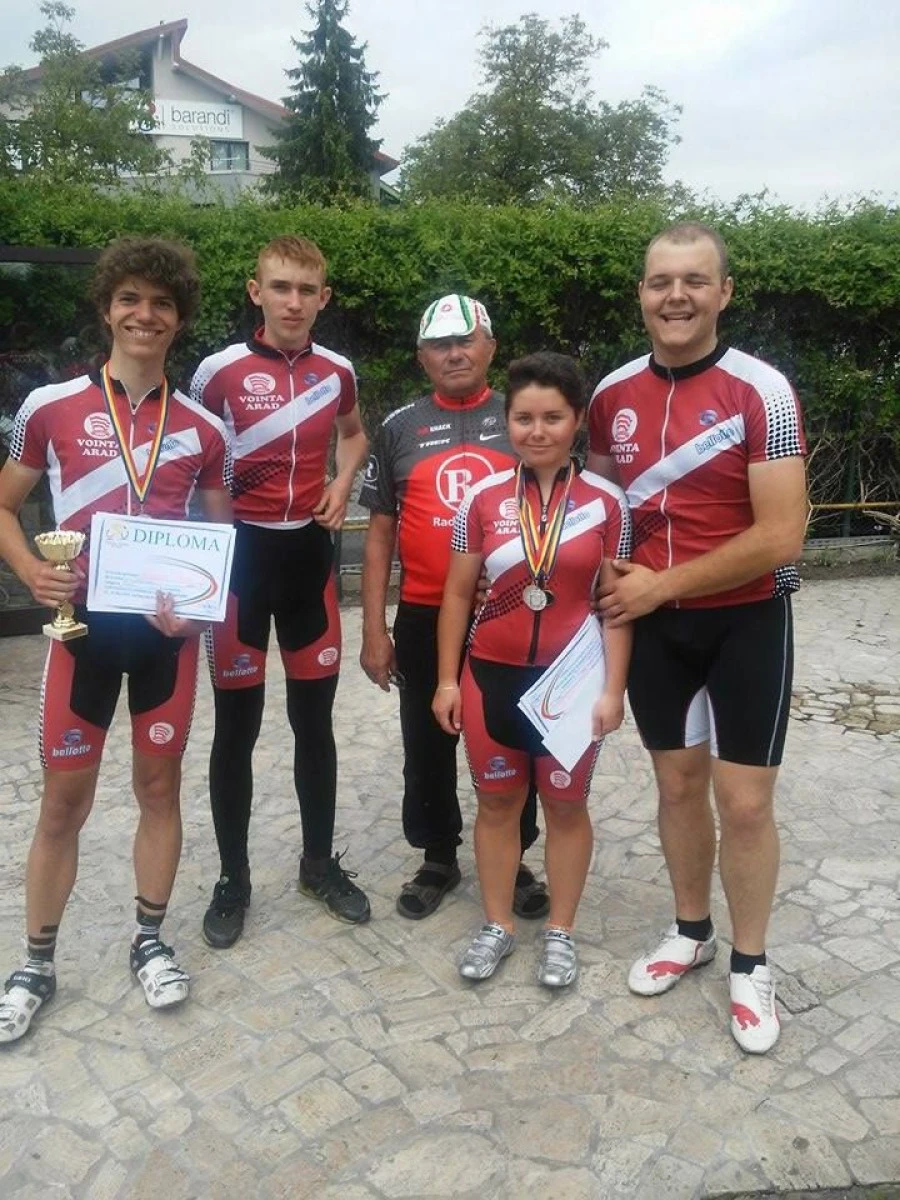 CICLISTII DE LA VOINTA ARAD S-AU REMARCAT LA CUPA FEDERATIEI PE SOSEA