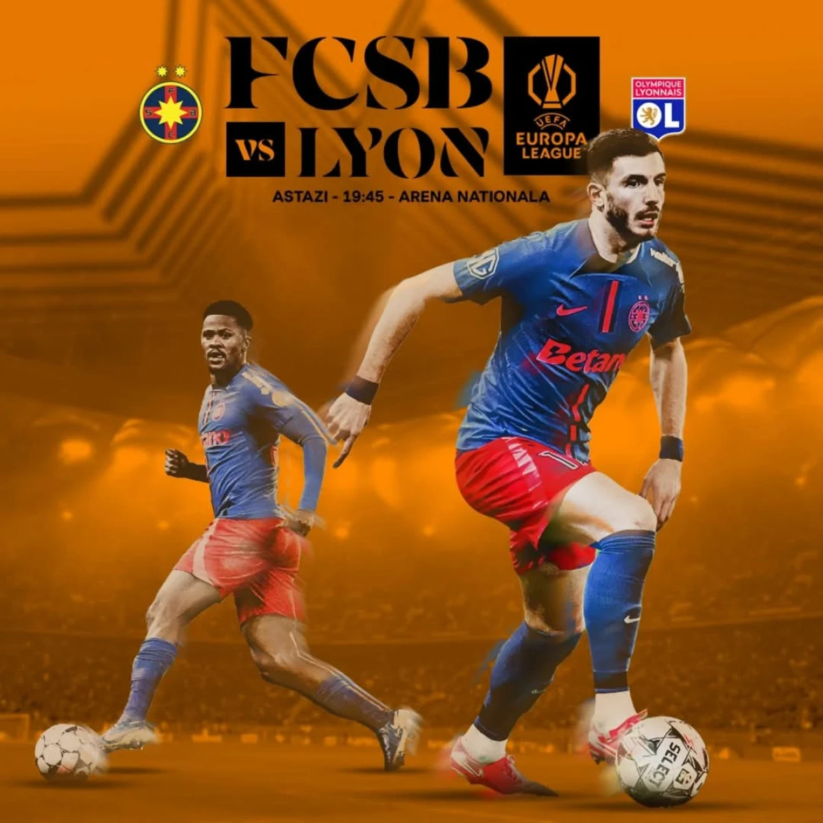 Cine transmite la TV meciul săptămânii în România, FCSB - Lyon!