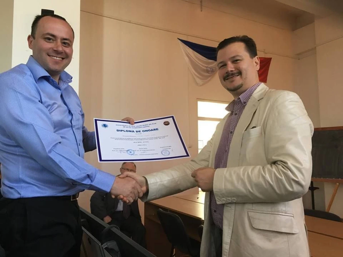 CIPRIAN LUCA A PRIMIT O DIPLOMĂ DE ONOARE DIN PARTEA UVVG
