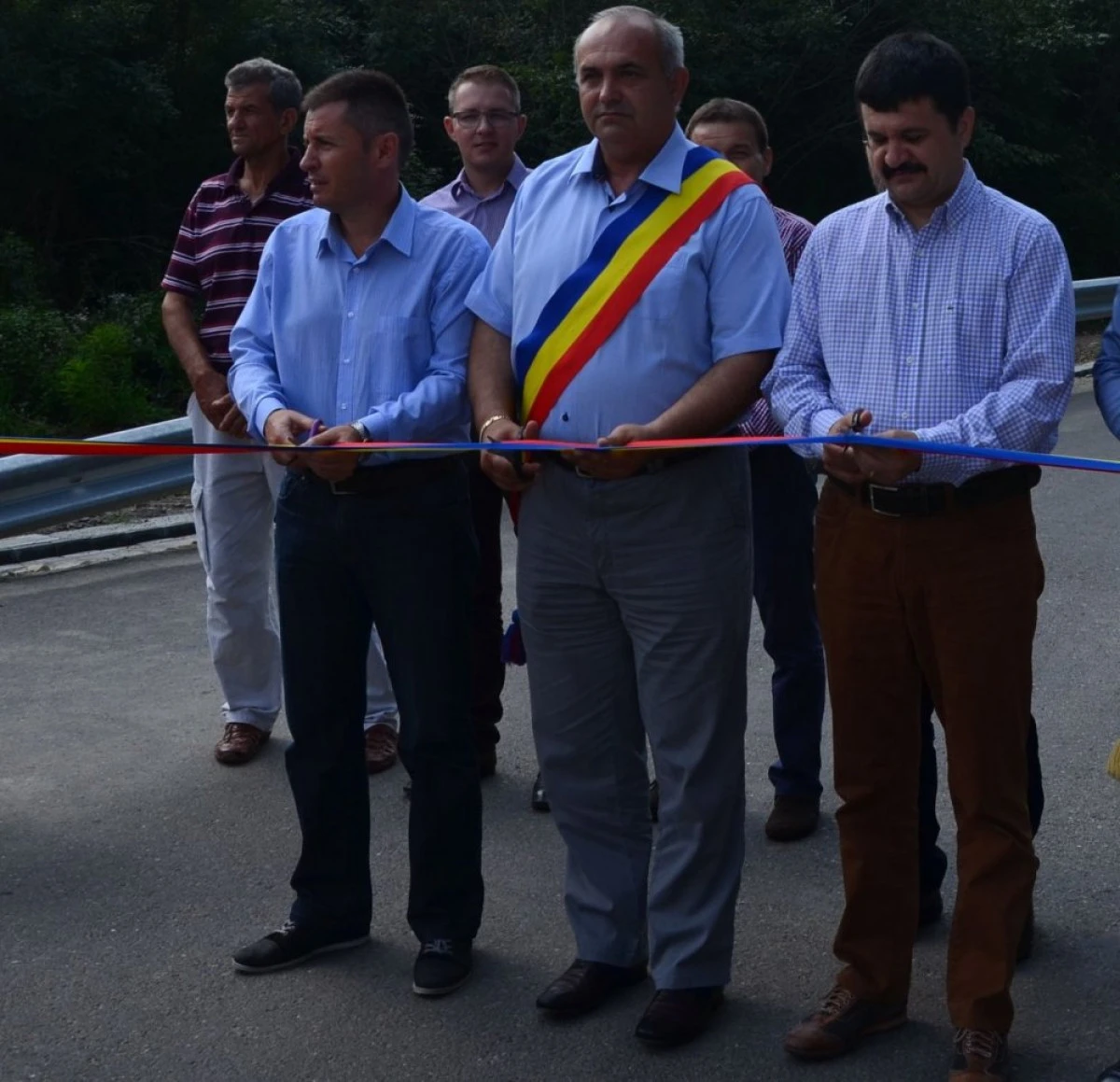 CJA A INAUGURAT DRUMUL DE LEGATURA DINTRE SANPETRU GERMAN SI PODUL SPRE PECICA