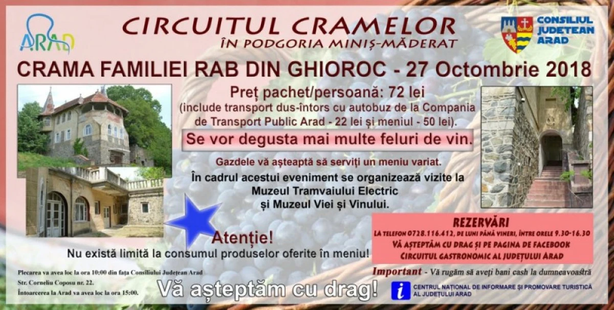 CJA reia programul ”Circuitul Cramelor”
