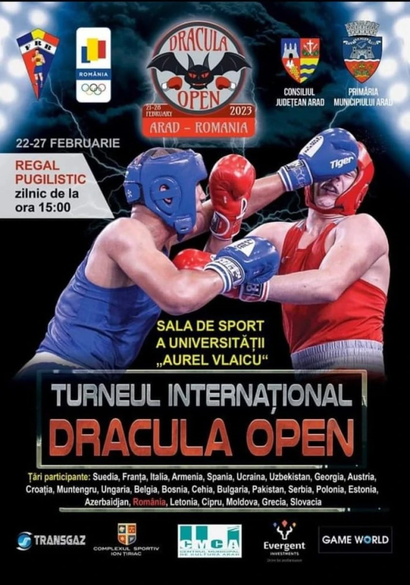 CJA sprijină turneul de box „Dracula Open 2023”