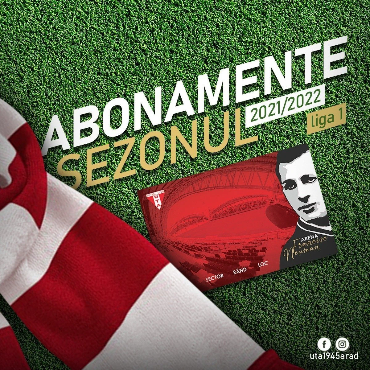 Clubul UTA anunţă un nou program pentru abonamente, până pe 14 iulie