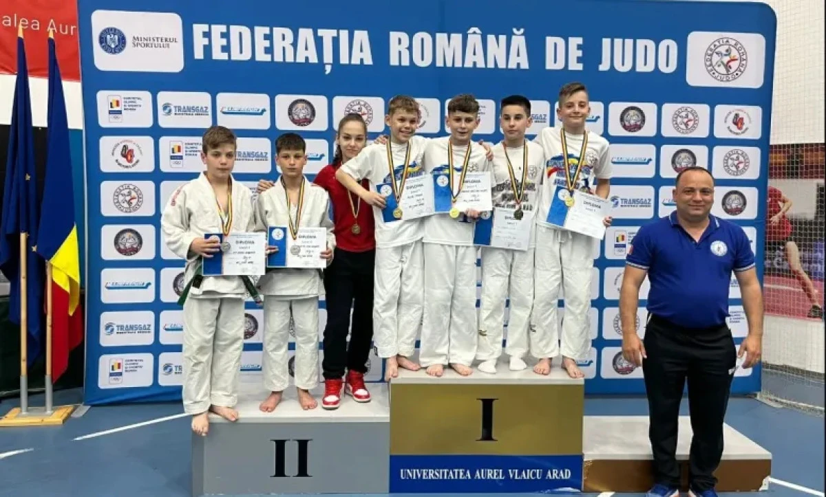 Cluburile arădene au obținut un total de 12 medalii la Naționalele de judo U13 și U15