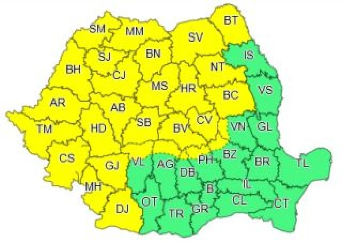 Cod galben de vreme rea