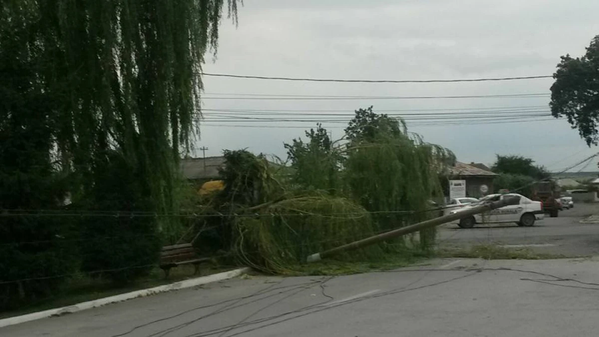 Cod portocaliu de ploi, grindină și vânt puternic