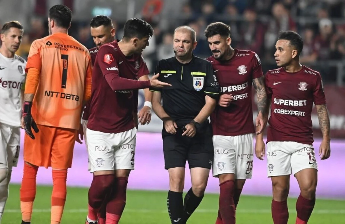 Cod roșu în Giulești: meciul Rapid - UTA va fi arbitrat de piteșteanul Cătălin Popa!