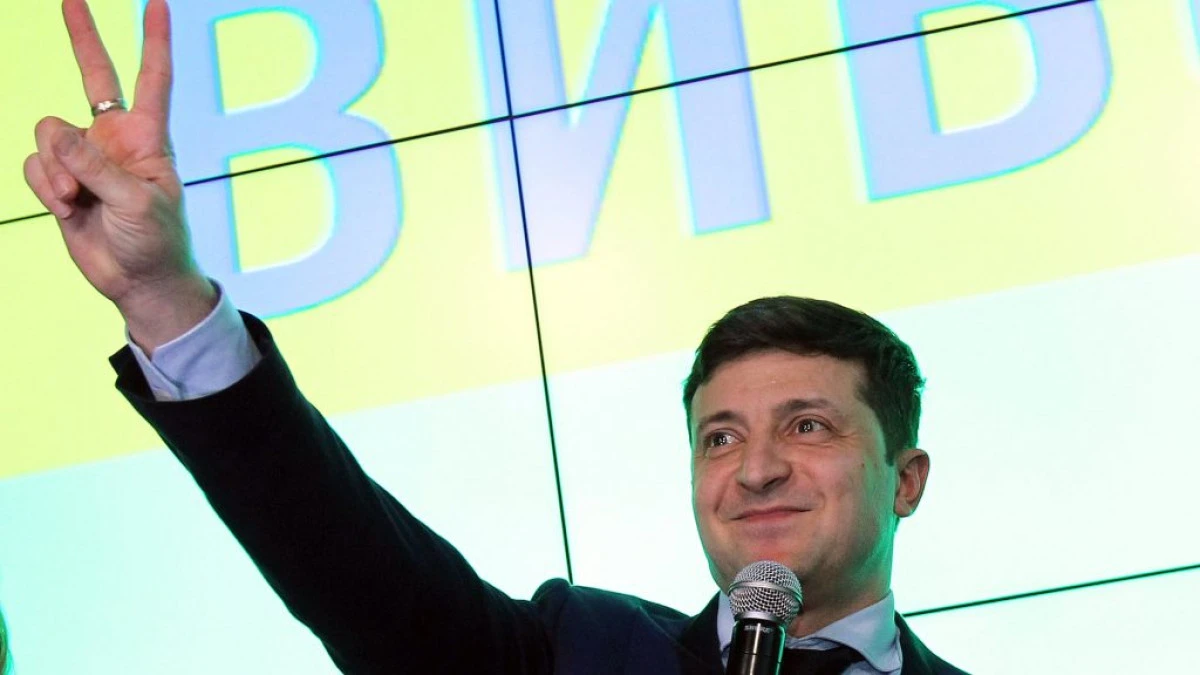 Comediantul Zelenskiy a câștigat primul tur al alegerilor prezidențiale din Ucraina