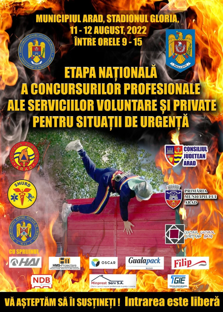 Concurs de pompieri, pe Gloria