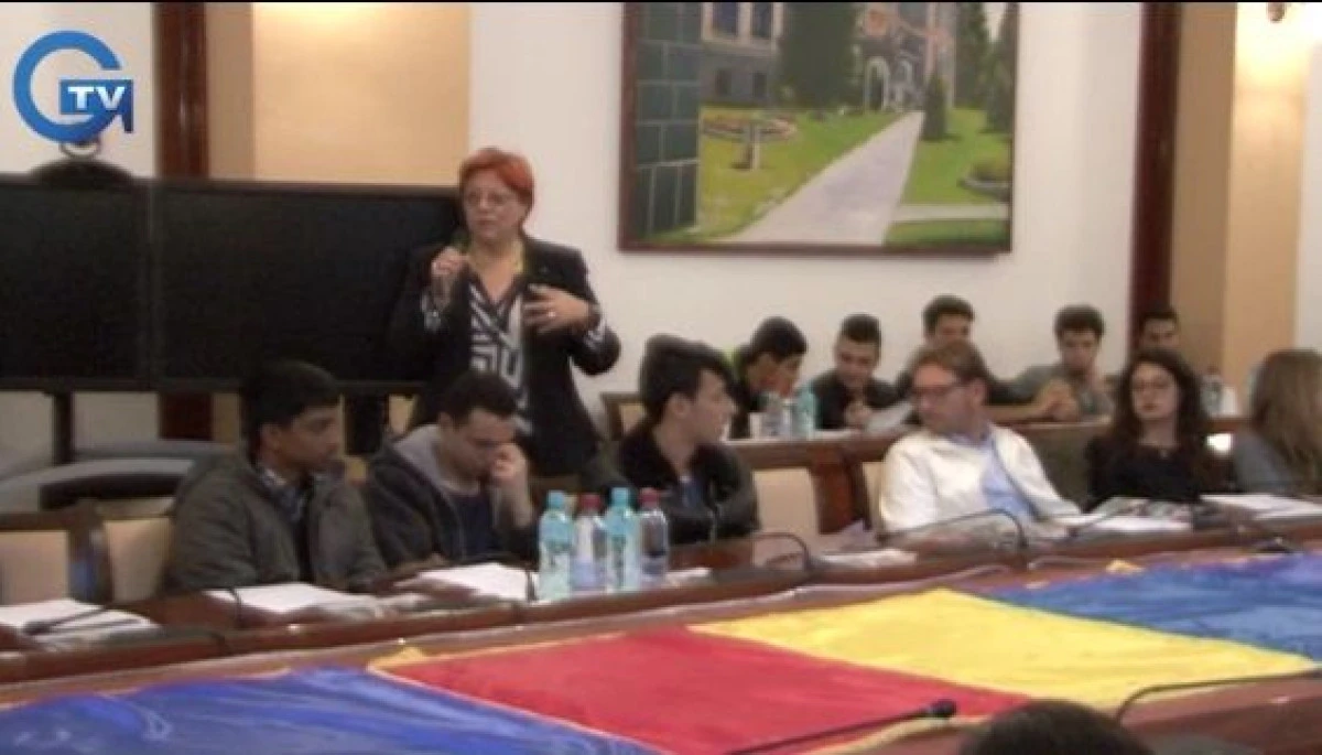 CONDUCEREA UVVG ARAD S-A ÎNTÂLNIT CU STUDENȚII STRĂINI